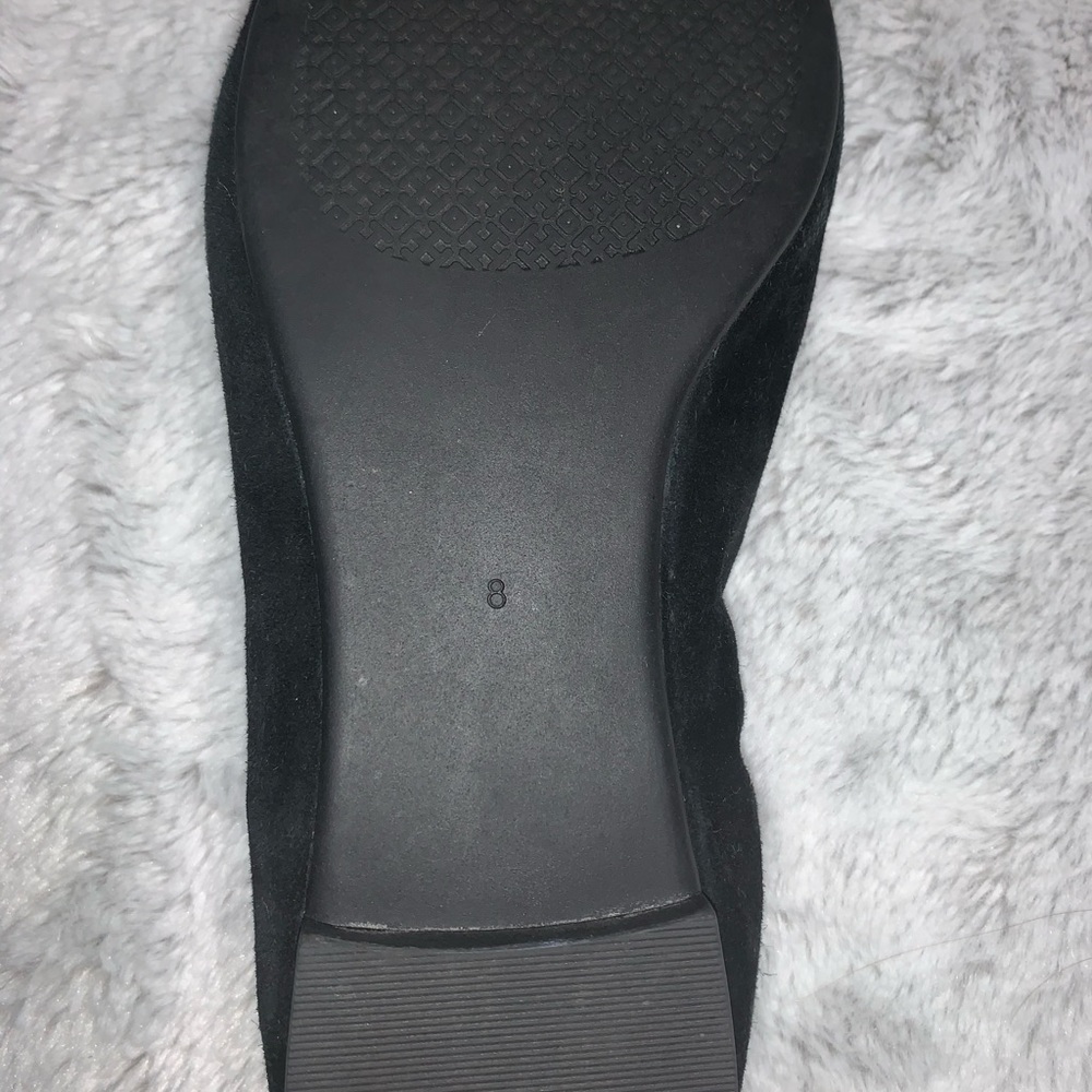 Tory Burch Delphine Black Suede Flats - Picture 7 of 8